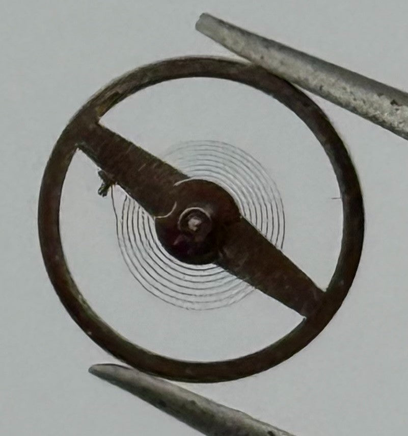 Oris 531/2 Balance Wheel Complete And Spring 8¾’’’ 4375 Watch Movement Parts NOS