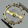 FHF 159 Balance Wheel Complete And Spring 3-10’’’ 190 M Watch Movement Parts NOS