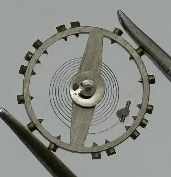 HP 251 Balance Wheel Complete And Spring 5¼’’’ Renata 1182 Watch Movement Parts