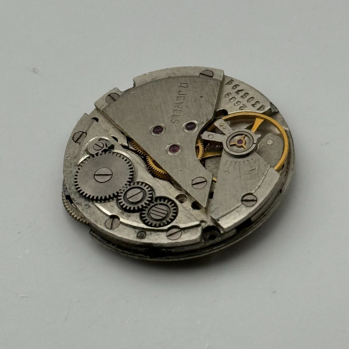 Poljot 2609 Watch Movement Soviet 17 Jewels Manual Wind Parts Repair 26.5mm