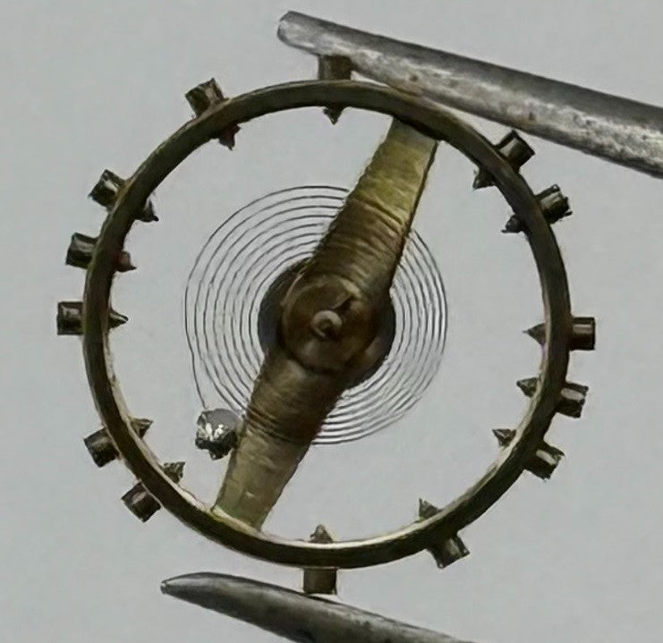 Felsa 107 Balance Wheel Complete And Spring 8¾’’’ 692 Watch Movement Parts NOS