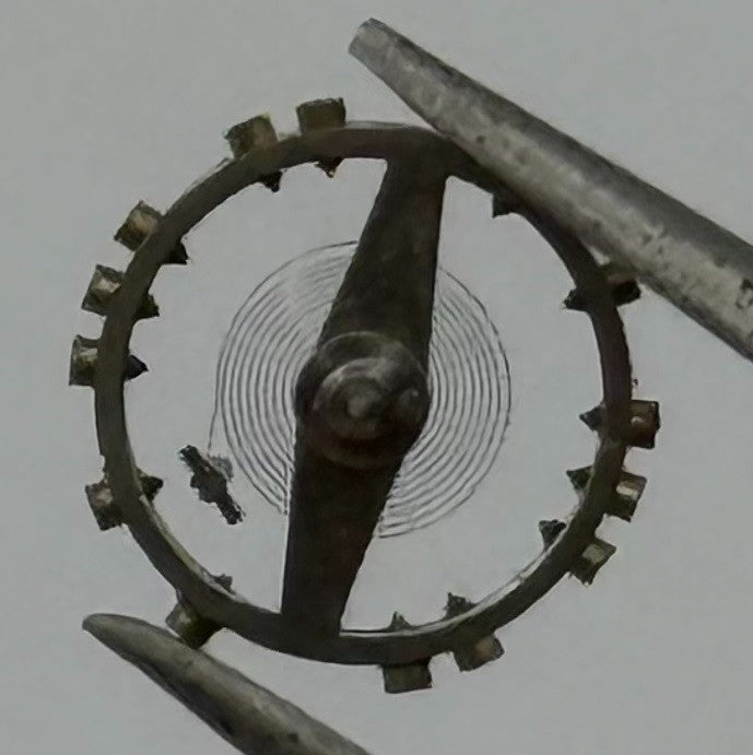 AS 976 1012 Balance Wheel Complete And Spring Renata 29 Watch Movement Parts NOS