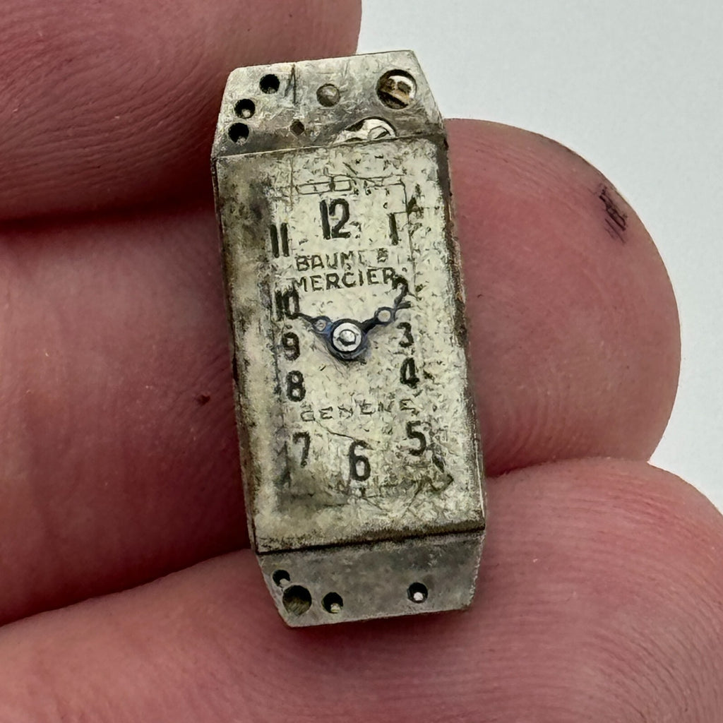 FHF Watch Movement Baume Mercier B&M Ladies Manual Wind Swiss Vintage Parts 9mm 