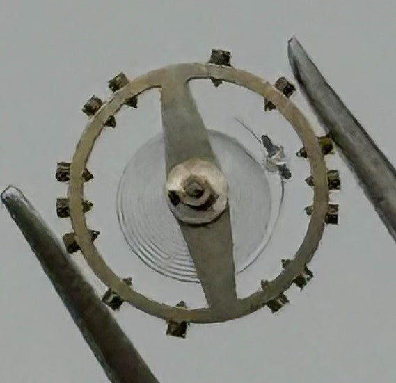 Peseux 140 290 Balance Wheel Complete And Spring 277 Watch Movement Parts NOS