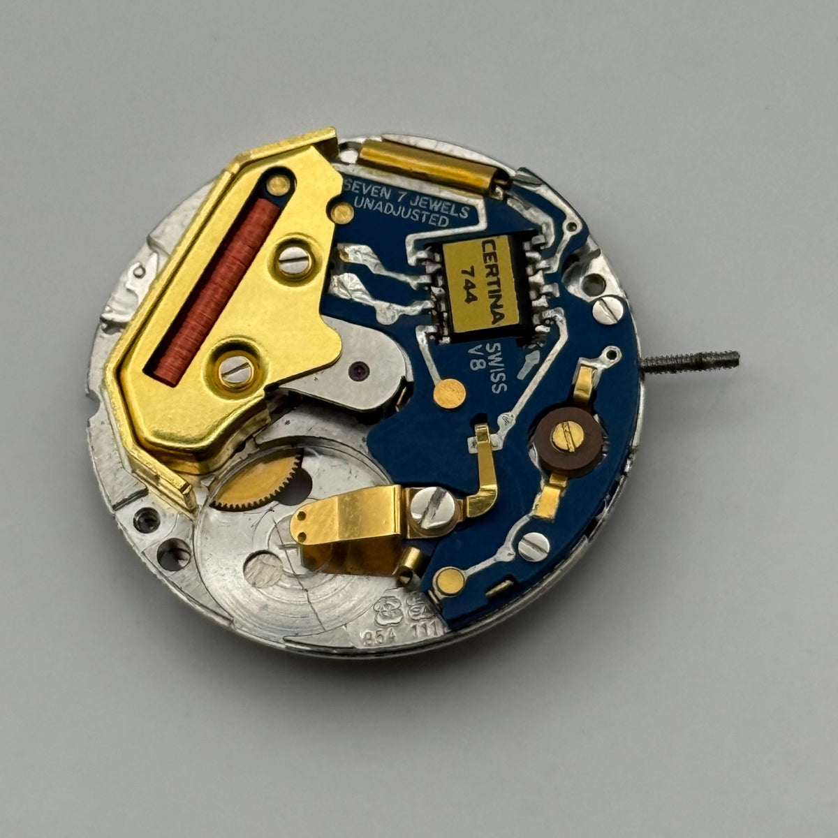 Certina 744 Watch Movement ETA 954.111 Quartz Swiss Parts Repair Spares 25.9mm