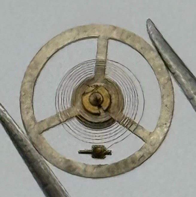 Ebosa 85 Balance Wheel Complete And Spring Renata 132 M Watch Movement Parts NOS