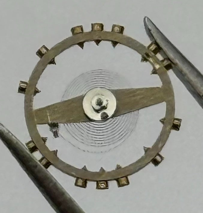 Felsa 4062 Balance Wheel Complete And Spring 6¾’’’ 4741 Watch Movement Parts NOS
