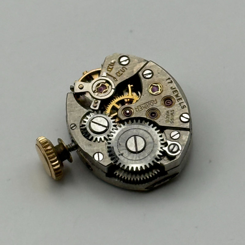 MST 389 Watch Movement Running Roamer 17 Jewels Manual Wind Parts Repair 13.1mm