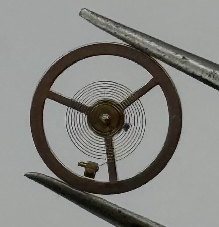 BFG 34 Balance Wheel Complete And Spring 10½’’’ 321 Watch Movement Parts NOS