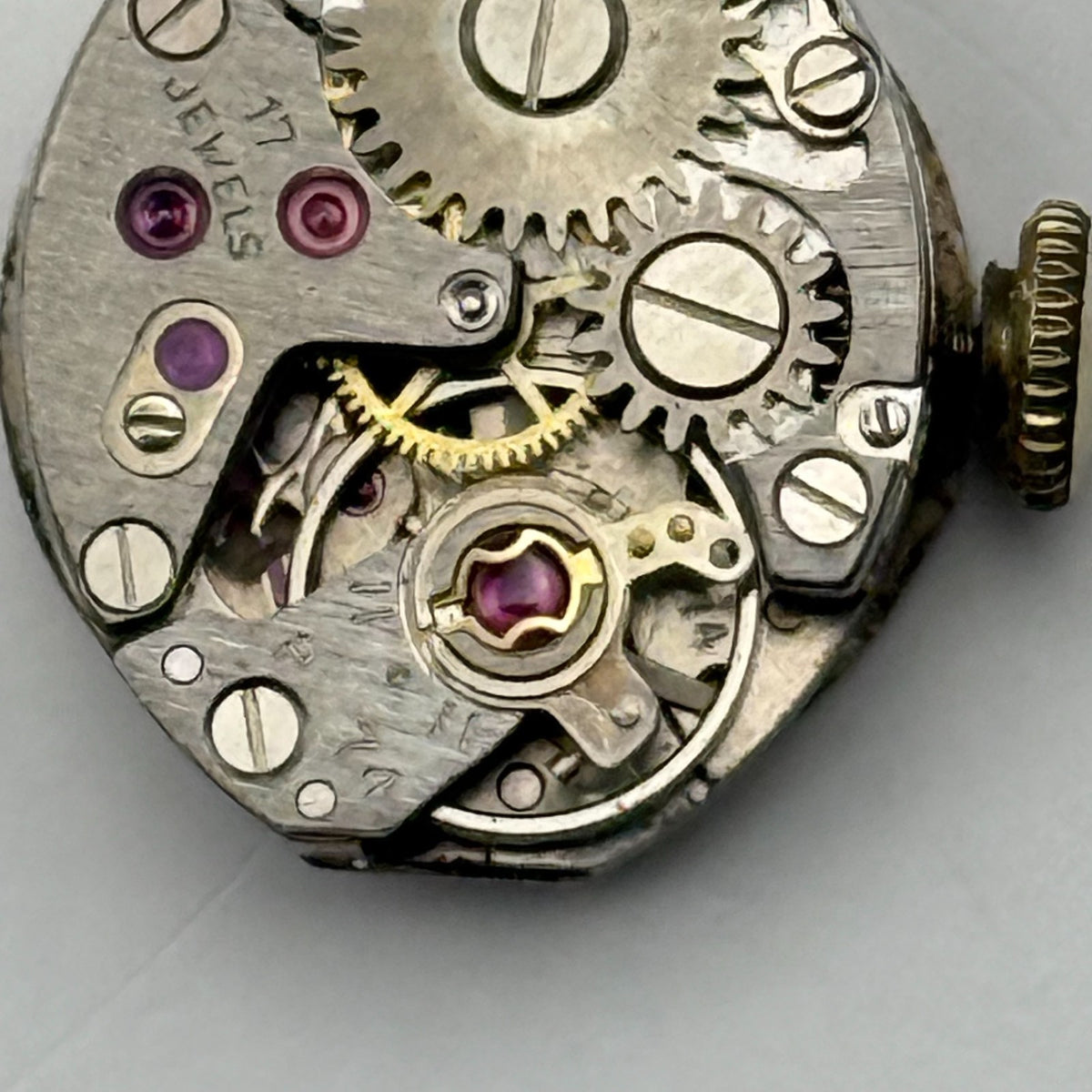 PUW 14 ? Watch Movement Polaris 17 Jewels Swiss Manual Wind Parts Repair 13.5mm