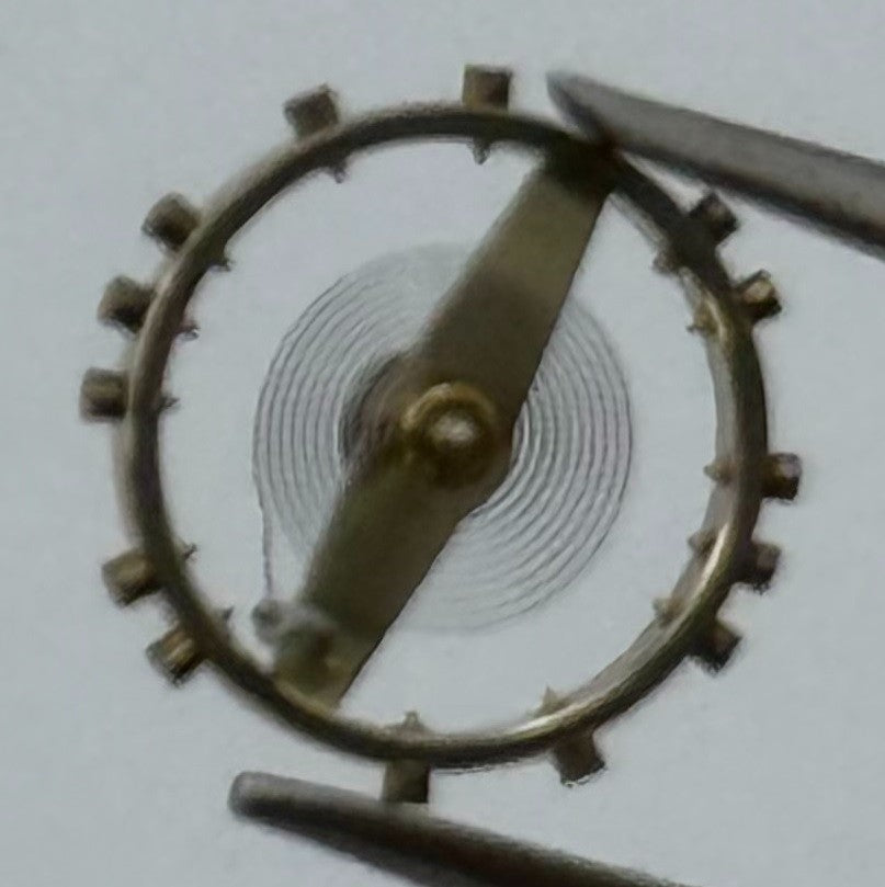 Lever Balance Wheel Complete And Spring 8¾’’’ Renata Watch Movement Parts NOS