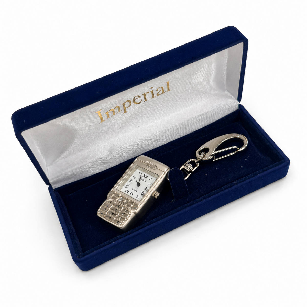 Imperial Phone Key Ring Clock Brand New
