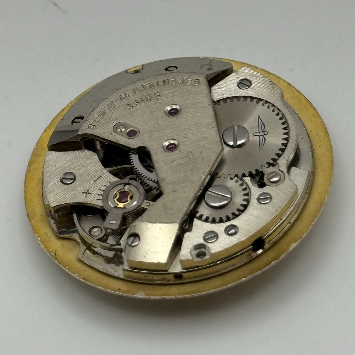 AS 1795 Watch Movement - A. Schild 1795 Rotary - For Parts / Repair - 25.8mm