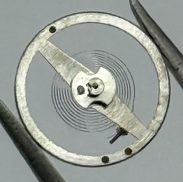 Rego 301 Balance Wheel Complete And Spring 8¾’’’ 423 Watch Movement Parts NOS