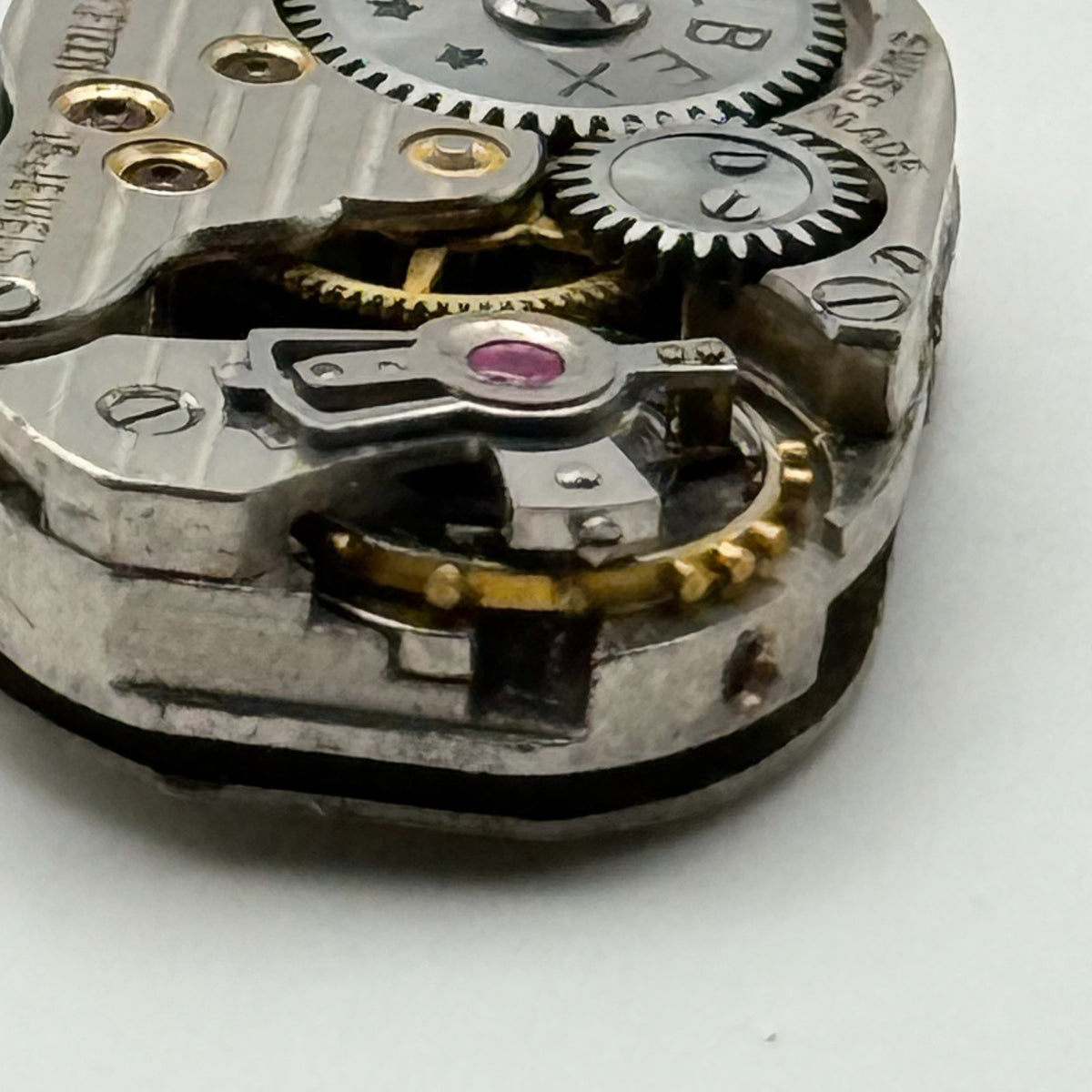 Ariste Racine Watch Movement Trebex 15J Swiss Manual Wind Parts Repair 12.7mm