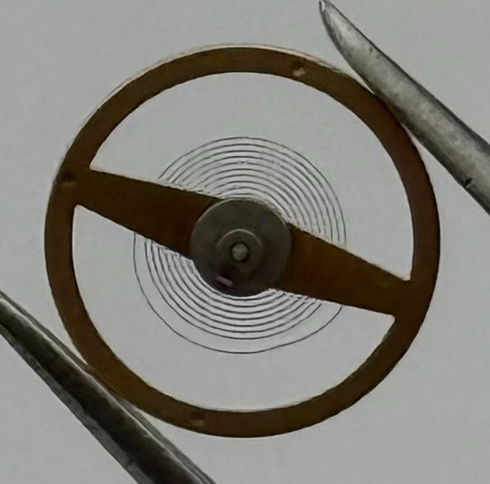 BFG 927 Balance Wheel Complete And Spring 6¾-8''' 1512 Watch Movement Parts NOS