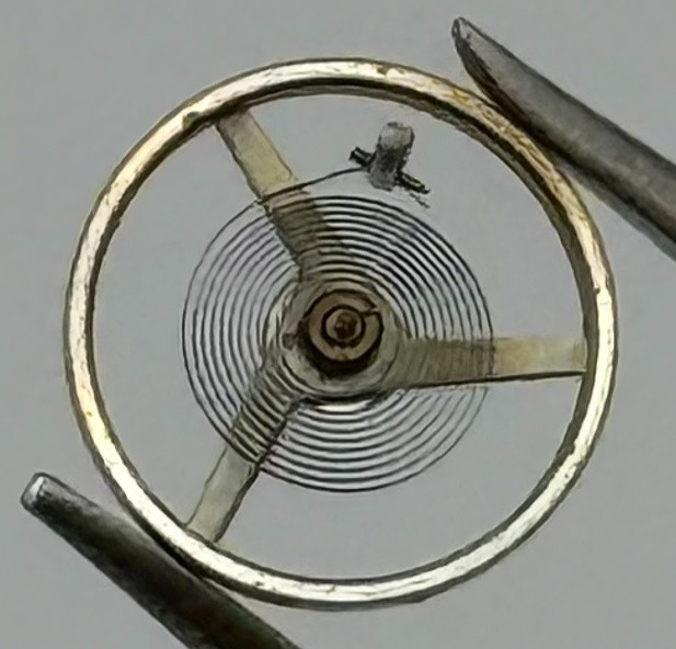 AS 1677 Inca Balance Wheel Complete And Spring Watch Movement Parts NOS