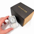 Firetrap Ladies Watch White Leather Strap Brand New