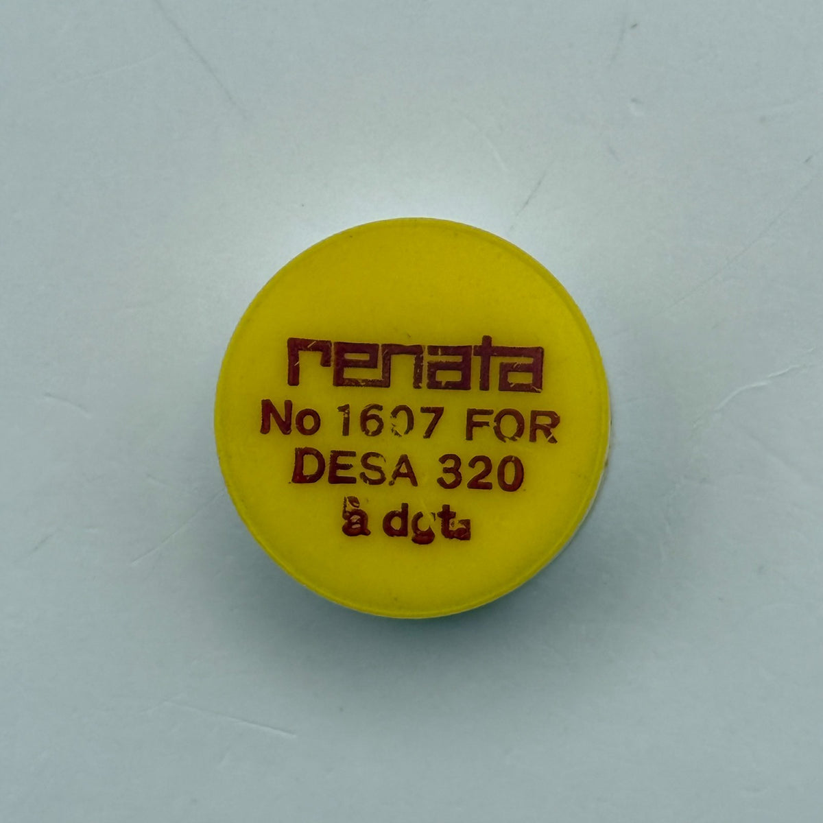 Desa 320 Balance Wheel Complete And Spring Renata 1607 Watch Movement Parts NOS
