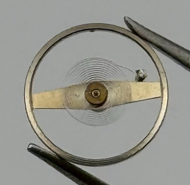 Amida 580 Balance Wheel Complete And Spring Pour Watch Movement Parts NOS