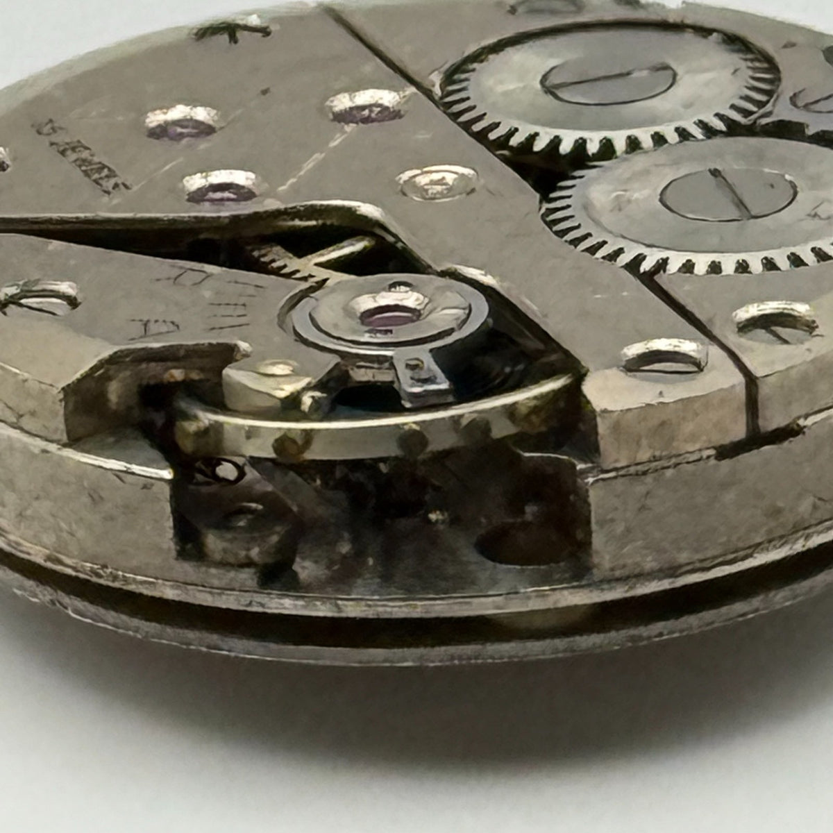 Unidentified Watch Movement Arnex 15 Jewels Swiss Manual Wind Parts 19.6mm