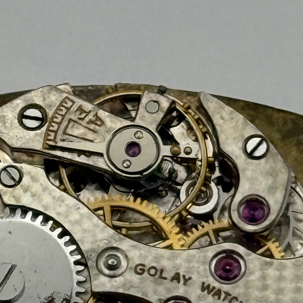 Art Deco Golay Watch Co Watch Movement - For Parts / Repair - 21.4mm