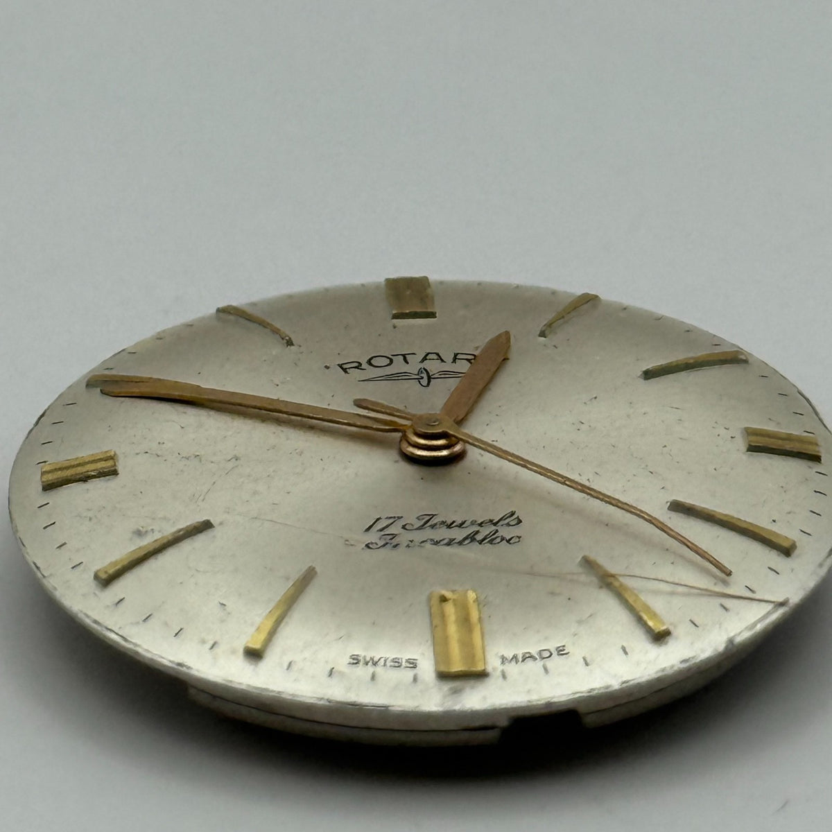 AS 1702/03 Watch Movement A. Schild 1702/03 Date Rotary Swiss Parts 25.9mm