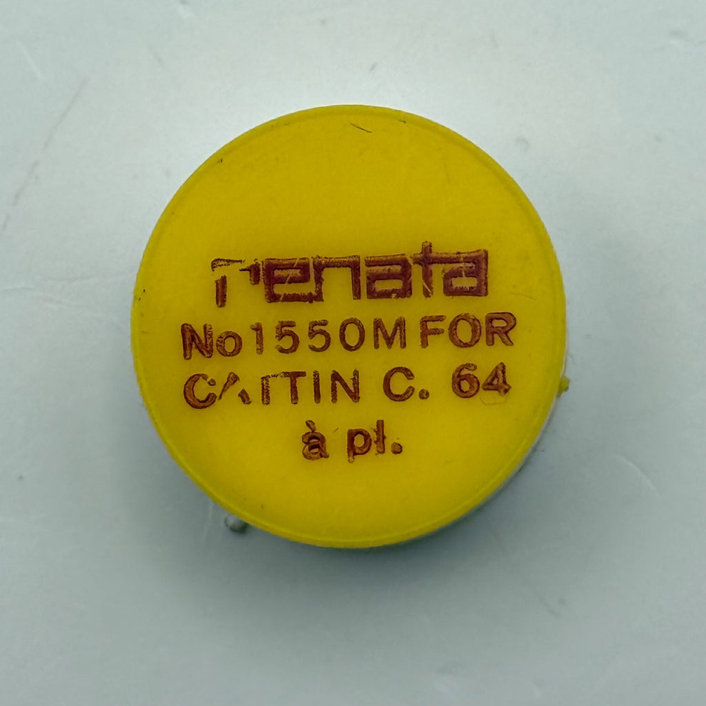 Cattin C. 64 Balance Wheel Complete And Spring 1550 M Watch Movement Parts NOS