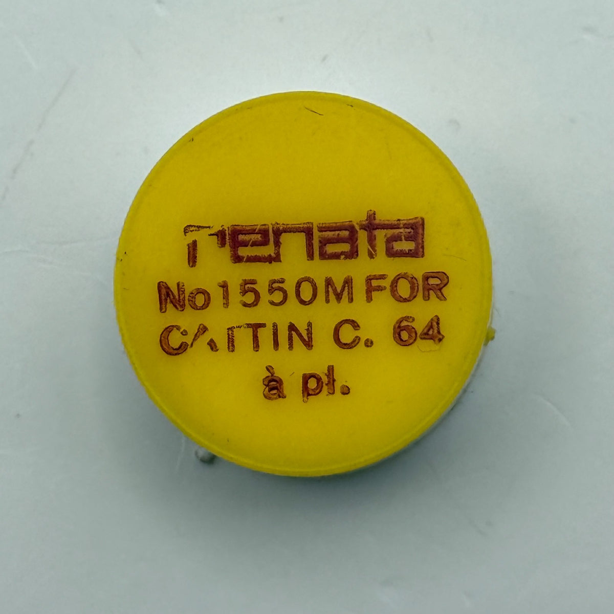 Cattin C. 64 Balance Wheel Complete And Spring 1550 M Watch Movement Parts NOS