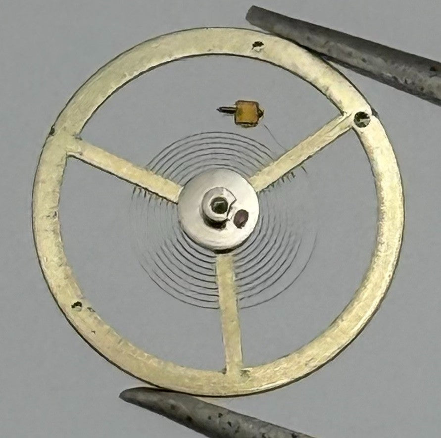 Ebosa 65 Balance Wheel Complete And Spring 12½’’’ 942 Watch Movement Parts NOS