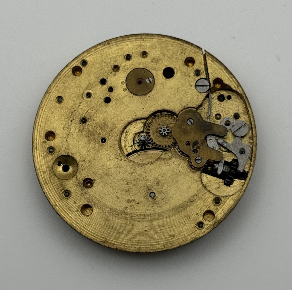 Swiss Lever Pocket Watch Movement - Unidentified - Parts / Repair - 40.1mm