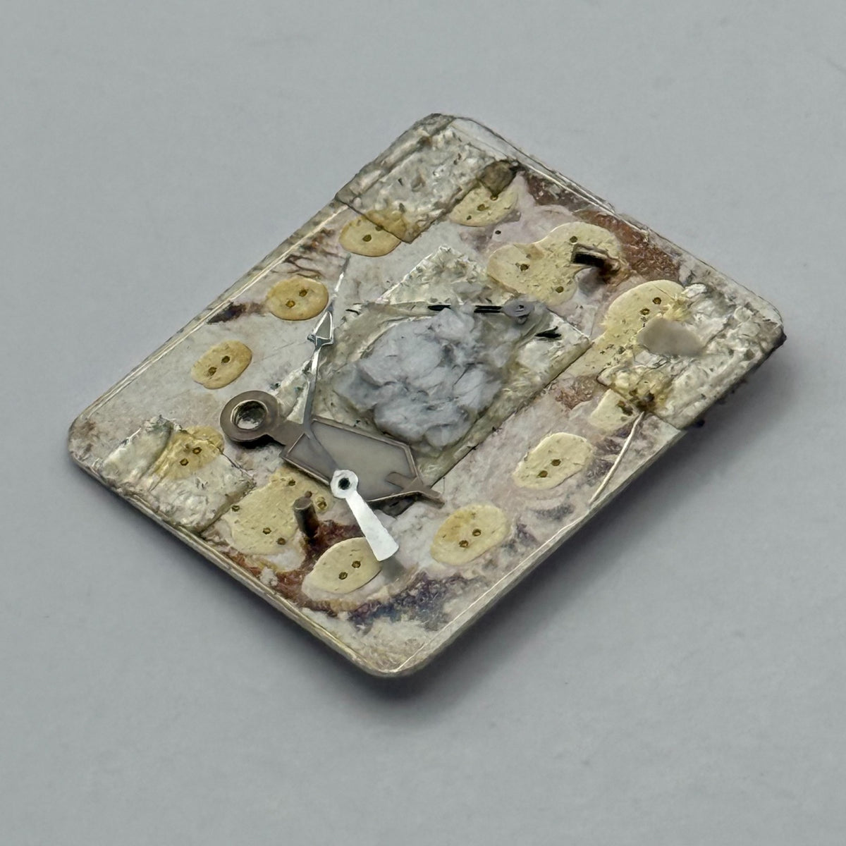 Lorus Watch Dial Rectangular Roman Numerals Vintage Spare Parts Repair 18.5mm