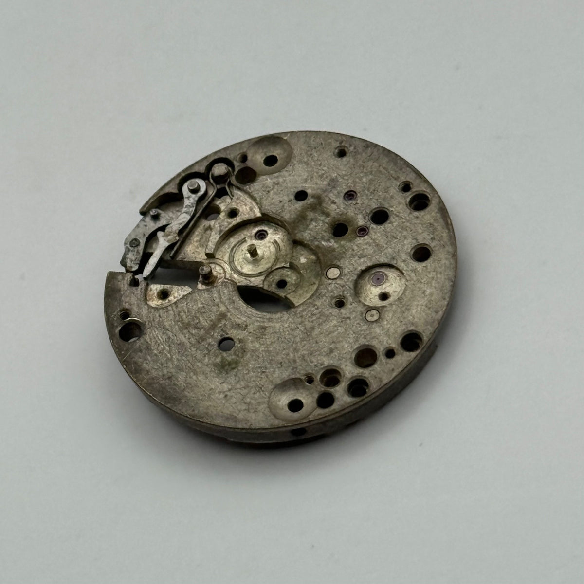 Record RWT Watch Movement - Main Plate - For Parts / Repair - 23.6mm