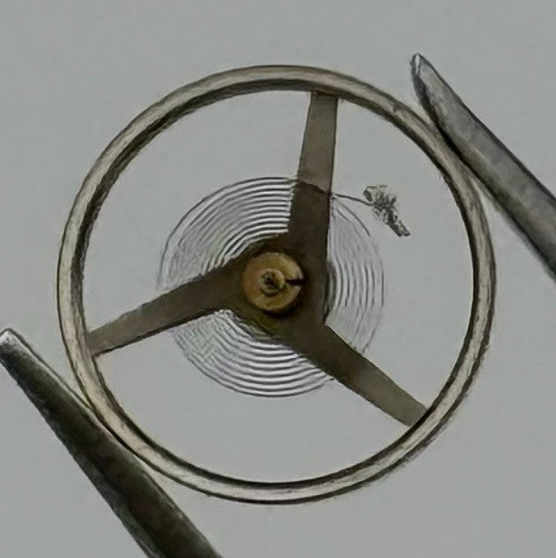 FEF 6600 Balance Wheel Complete And Spring Renata 1181 Watch Movement Parts NOS