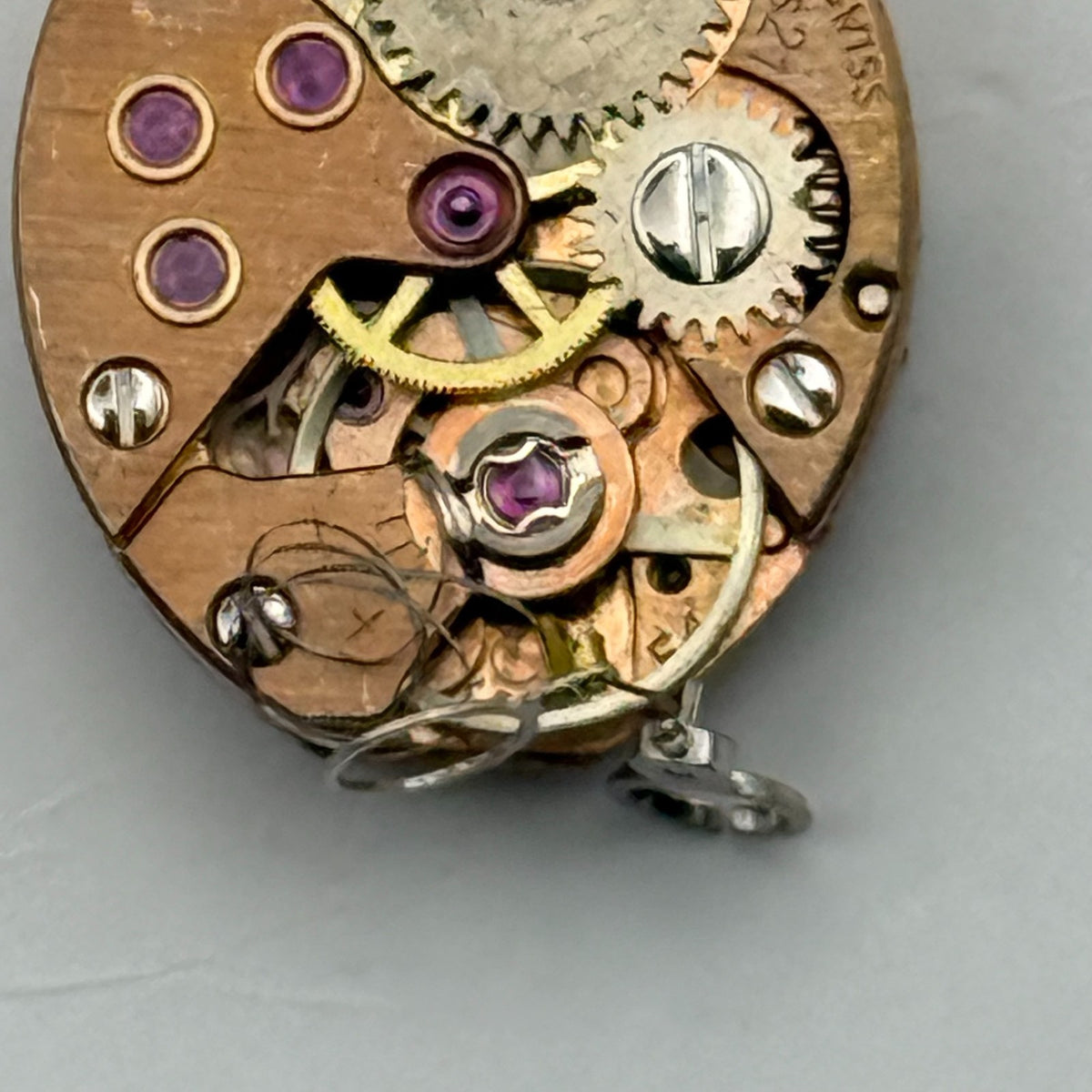 FEF 6630 Watch Movement Talis 21 Jewels Swiss Manual Wind Parts Repair 13mm