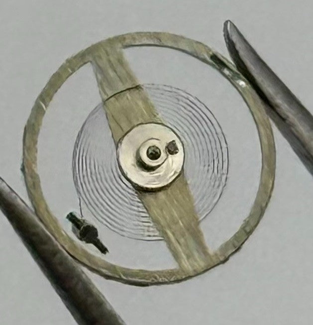 Bidlingmaier 52 Balance Wheel Complete And Spring 5½’’’ 5170 Watch Parts NOS