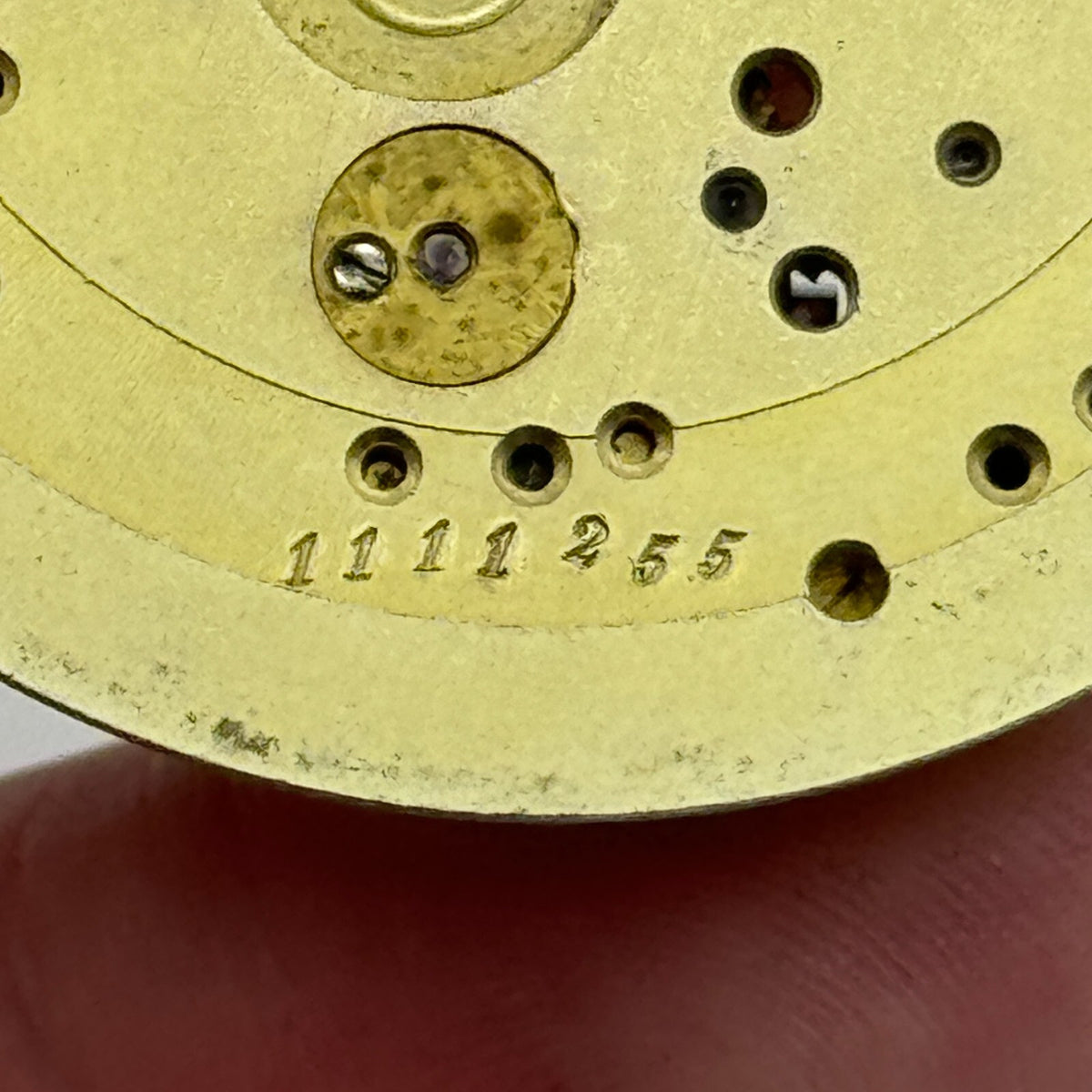 Antique Pocket Watch Movement Key Wound Dimier Freres & Cie D F & C Parts 45.3mm