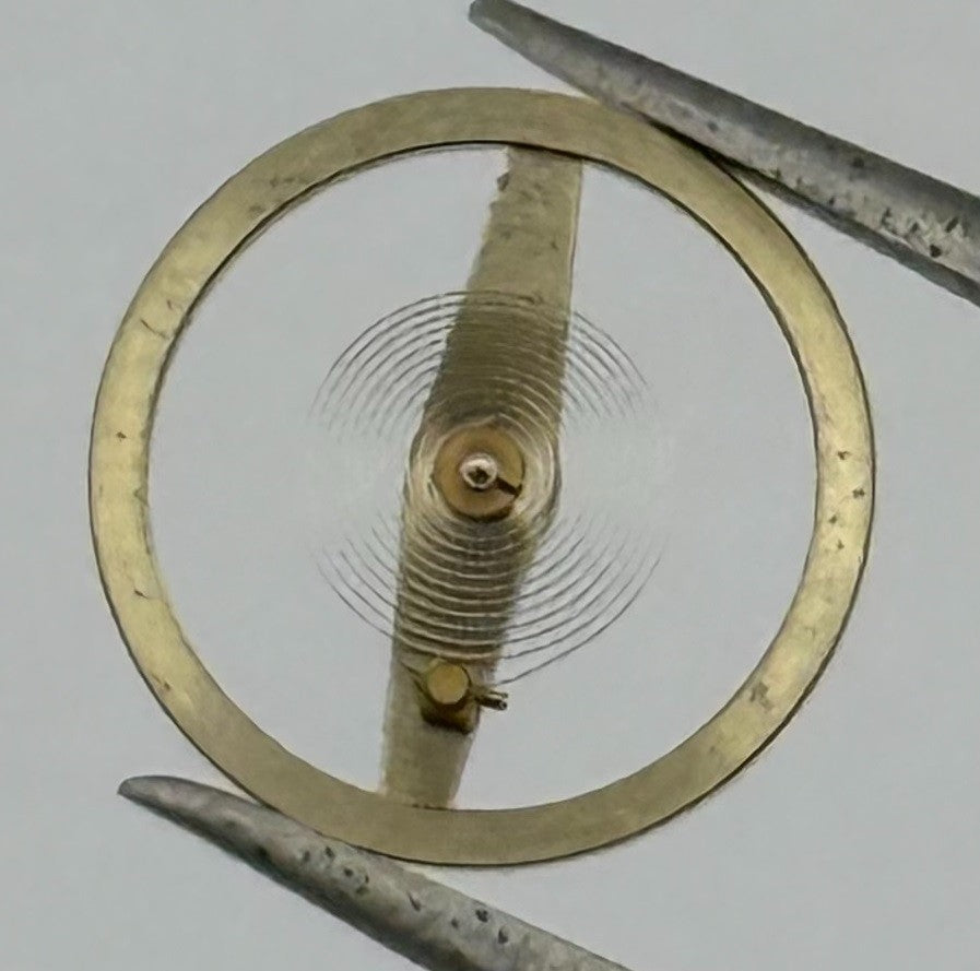 Amida 420 425 Balance Wheel Complete And Spring 11½''' 1768 Watch Movement Parts