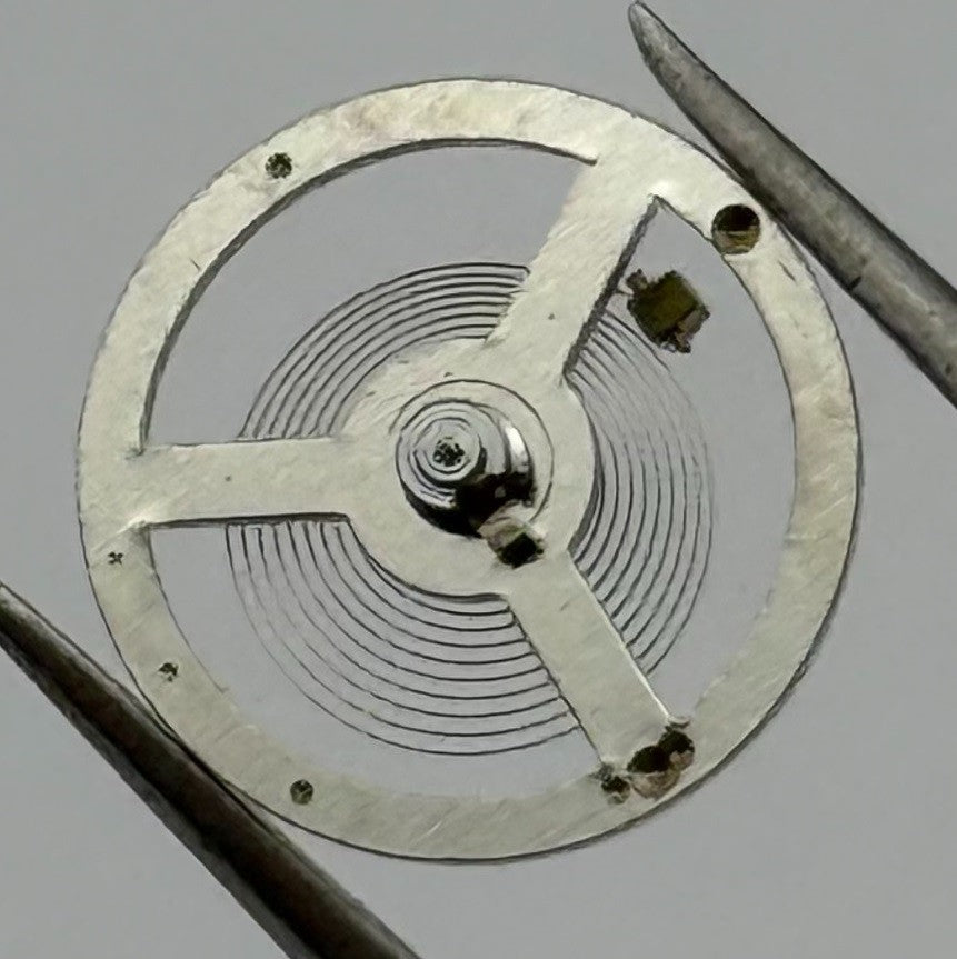 LSH 1262 Rosk Balance Wheel Complete And Spring 12’’’ 1855 Watch Movement Parts