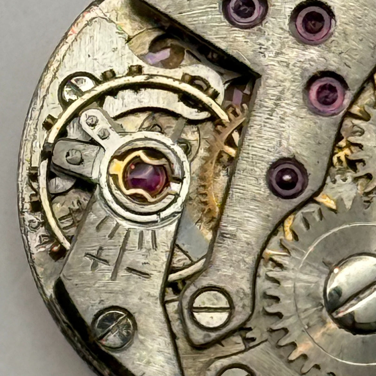 FHF 34 Watch Movement Rotary Ladies 17 Jewel Swiss Manual Wind Parts Repair 17mm