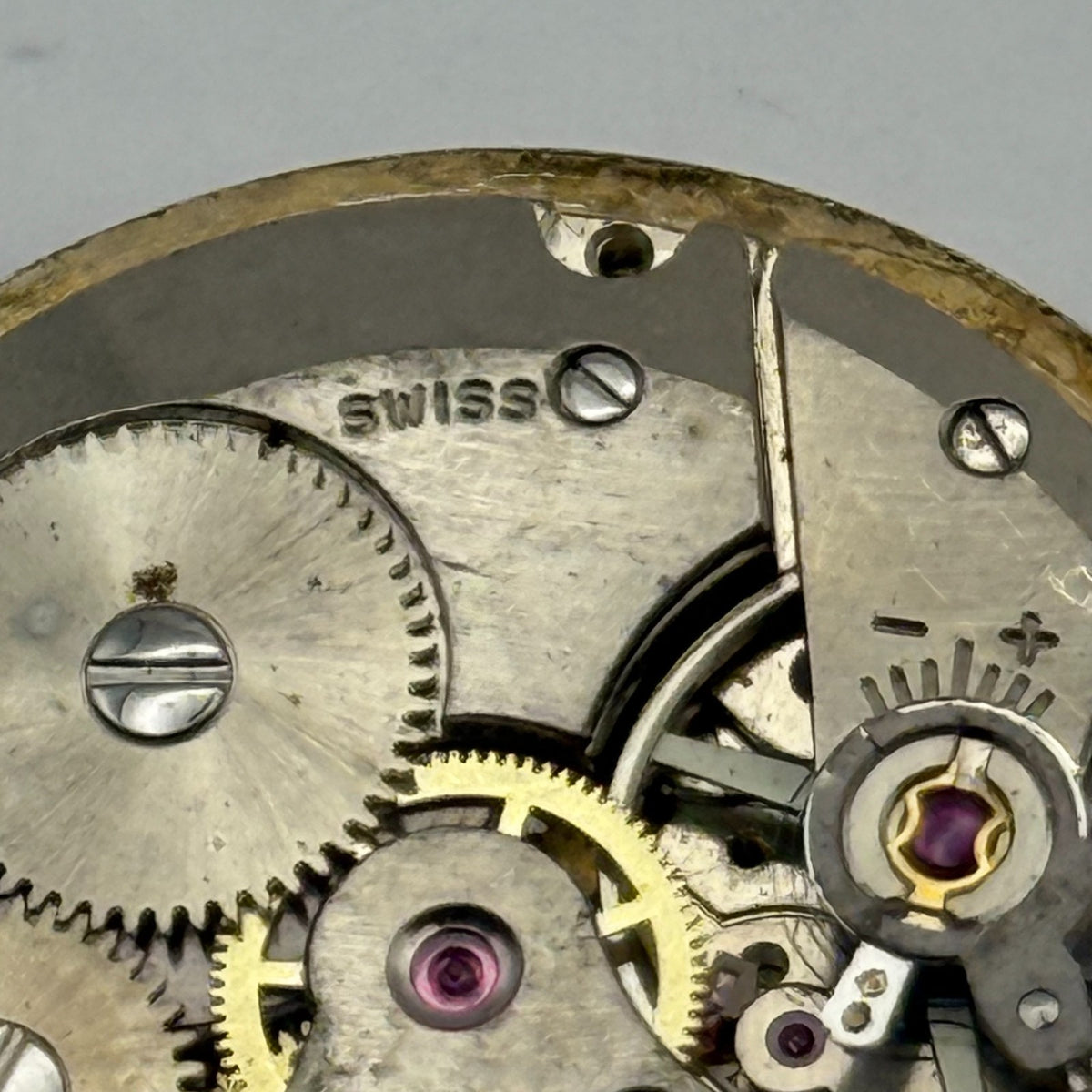 AS 1702/03 Watch Movement A. Schild 1702/03 Date Rotary Swiss Parts 25.9mm