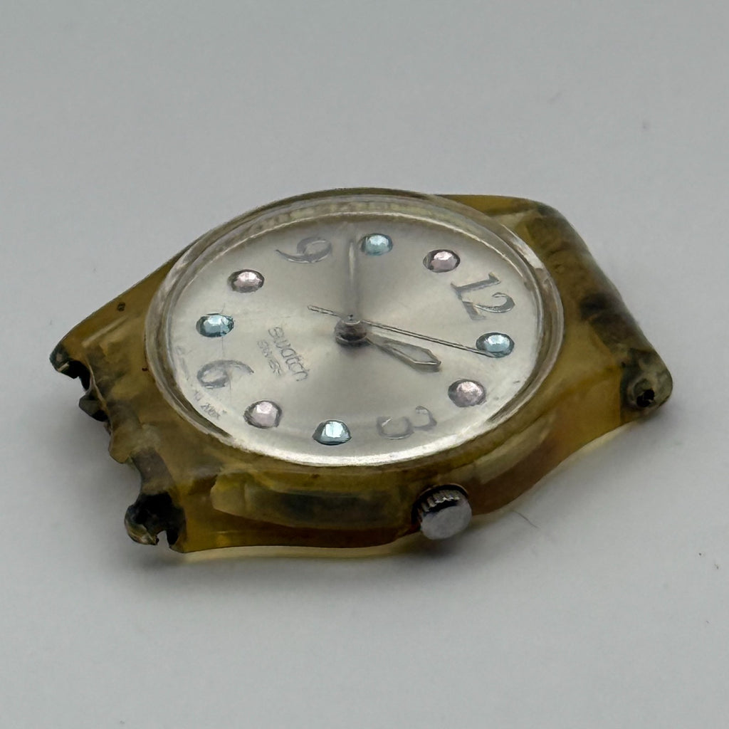 Vintage Swatch Originals Watch LK292G Menthol Tone 2007 ETA Quartz 24mm Parts 