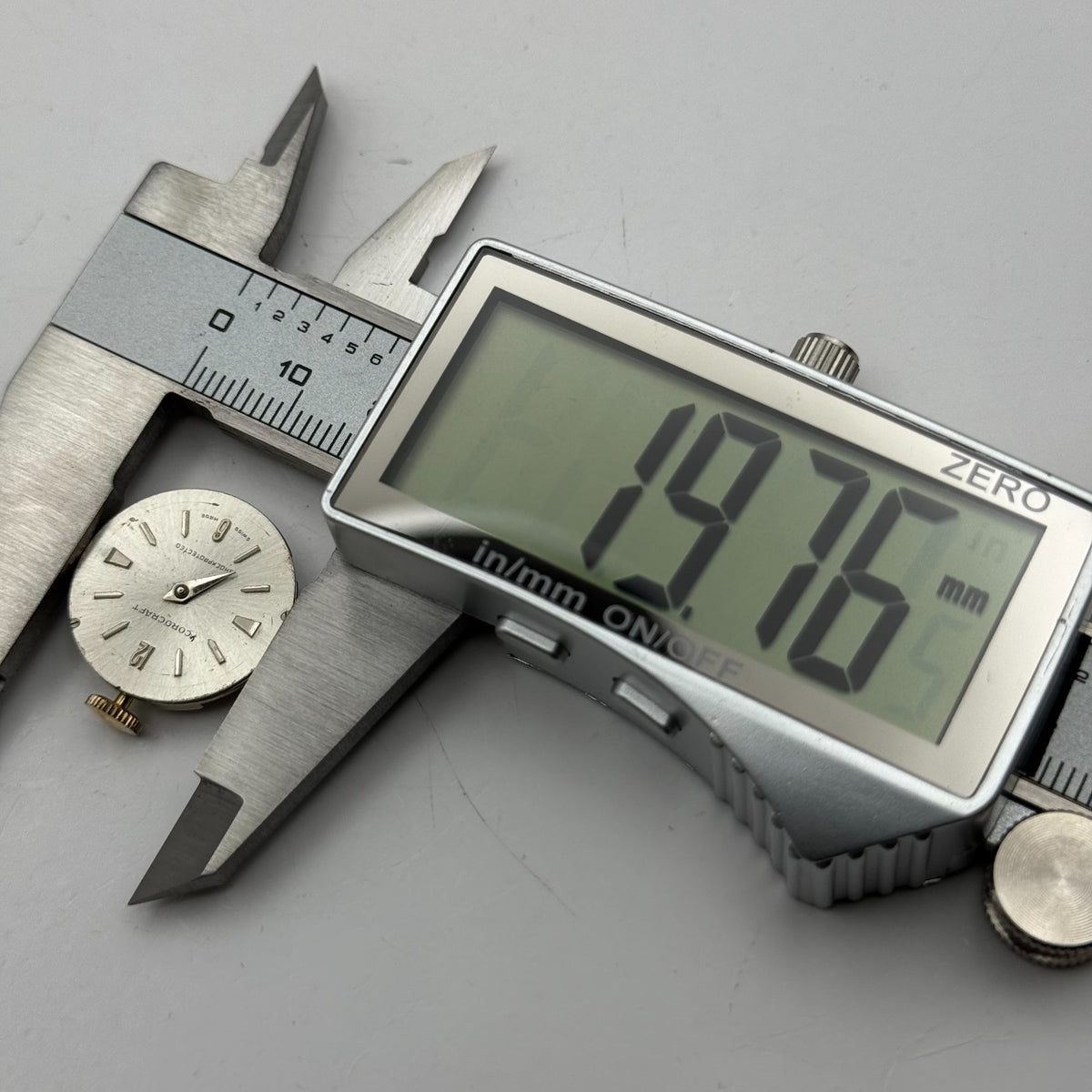 Watch Imp Corp Cal 5211B Watch Movement Corocraft Swiss Manual Wind Parts 19.7mm