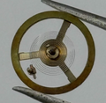 Rego 201 Balance Wheel Complete And Spring 9¾’’’ Watch Movement Parts NOS
