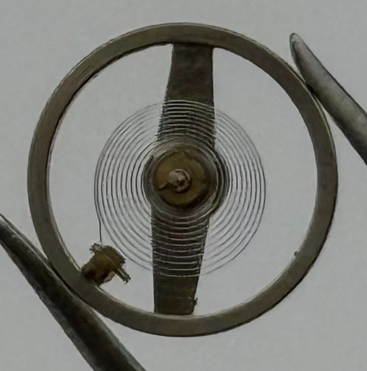 Smith LY Balance Wheel Complete And Spring 8¾’’’ 5282 Watch Movement Parts NOS