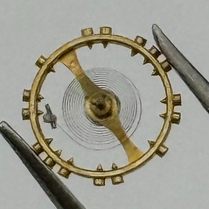 Femga 45 Balance Wheel Complete And Spring 5½’’’ 1006 M Watch Movement Parts NOS