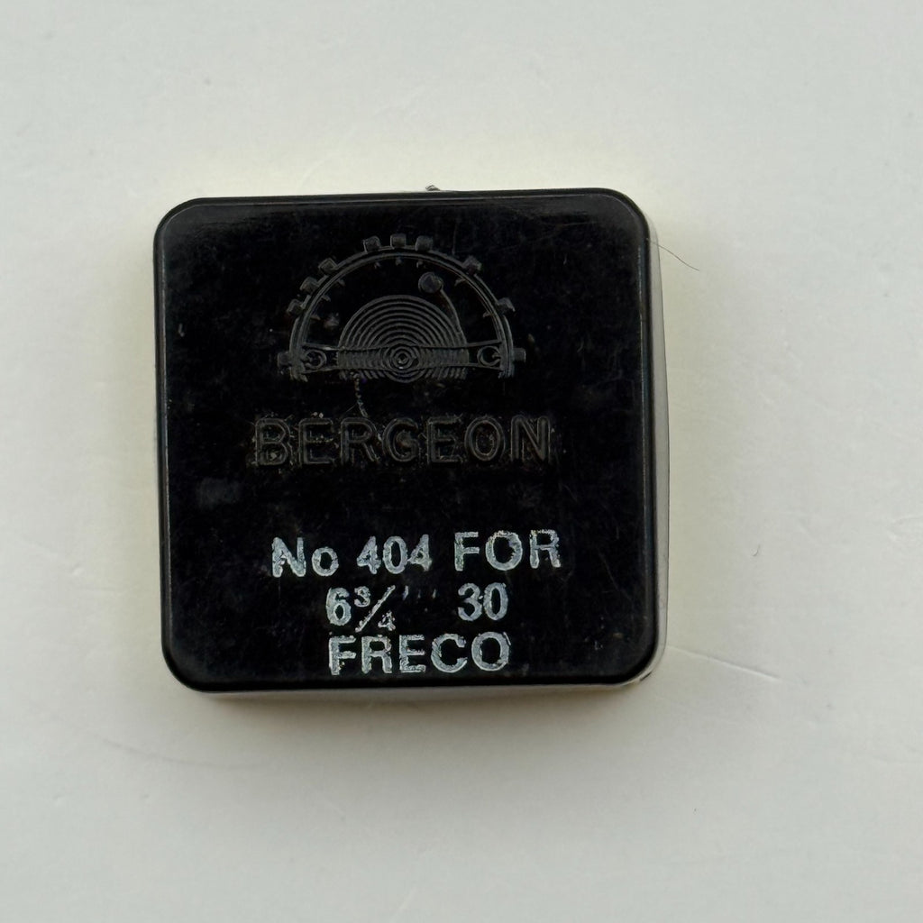 Frego 30 Balance Wheel Complete And Spring 6¾’’’ 404 Watch Movement Parts NOS