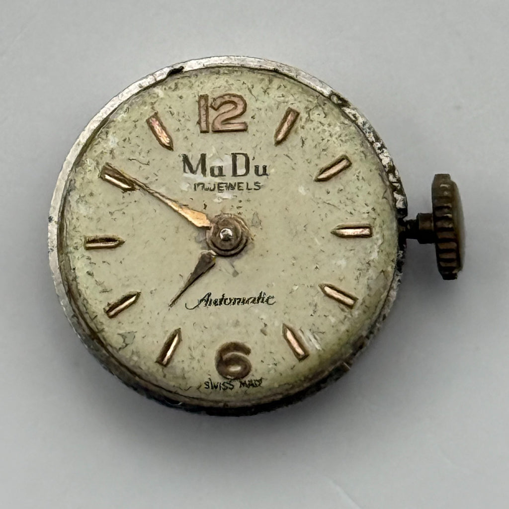 AS 1477 Watch Movement A. Schild MuDu 17J Swiss Automatic Parts Repair 16.3mm