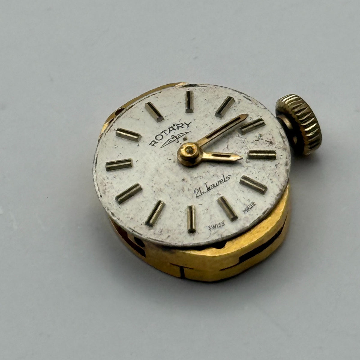 AS 1978 Watch Movement A. Schild Rotary 21J Swiss Manual Wind Parts Repair 13mm