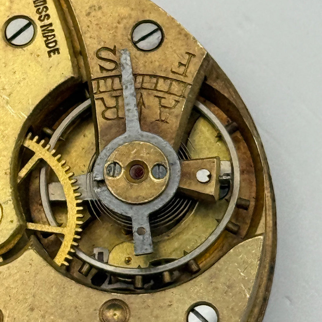 Artox Pocket Watch Movement Hunter Swiss Sub Seconds Vintage Parts Repair 40.2mm